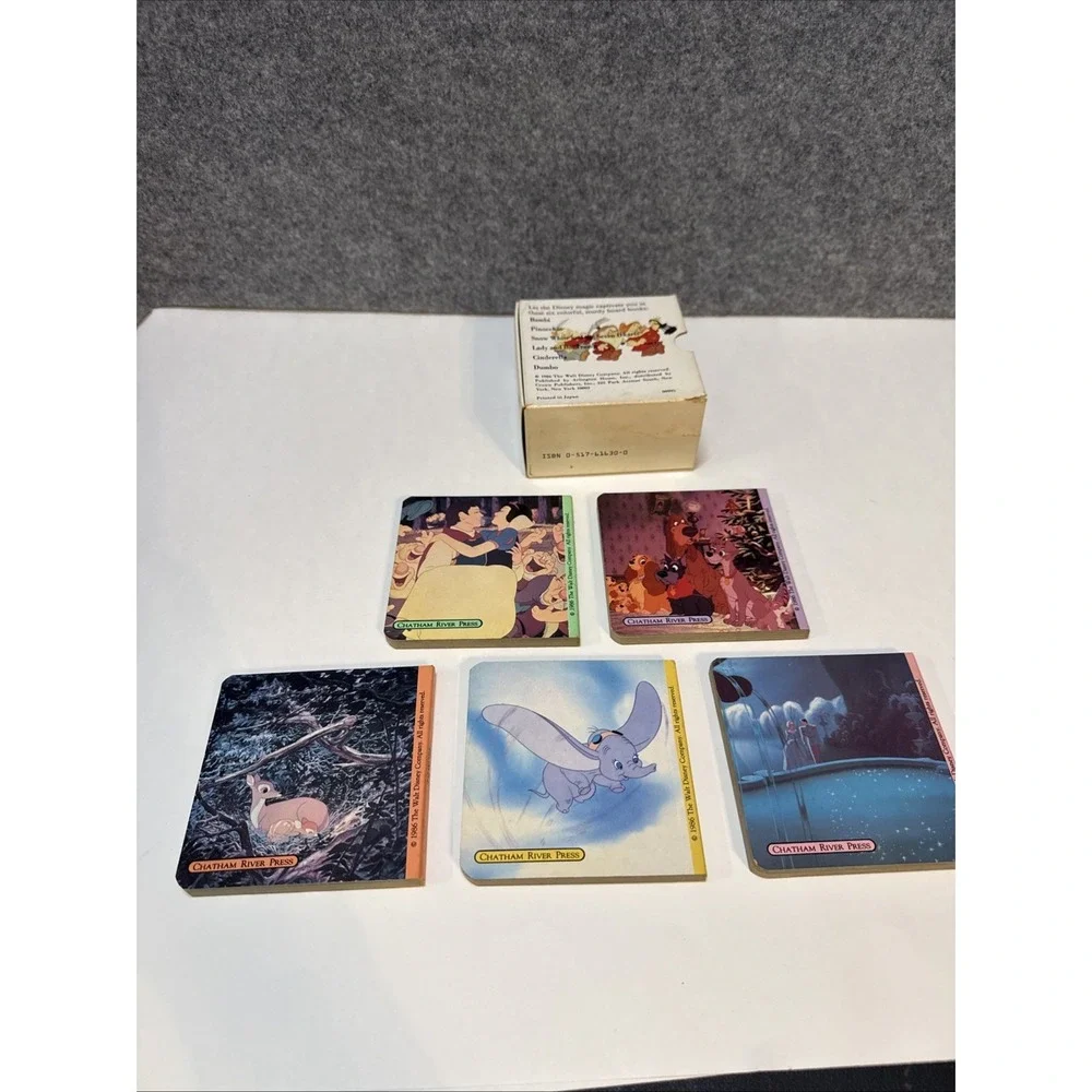 1986 Little Treasury of Walt Disney Favorite Stories 5 Books Only Set Incomplete